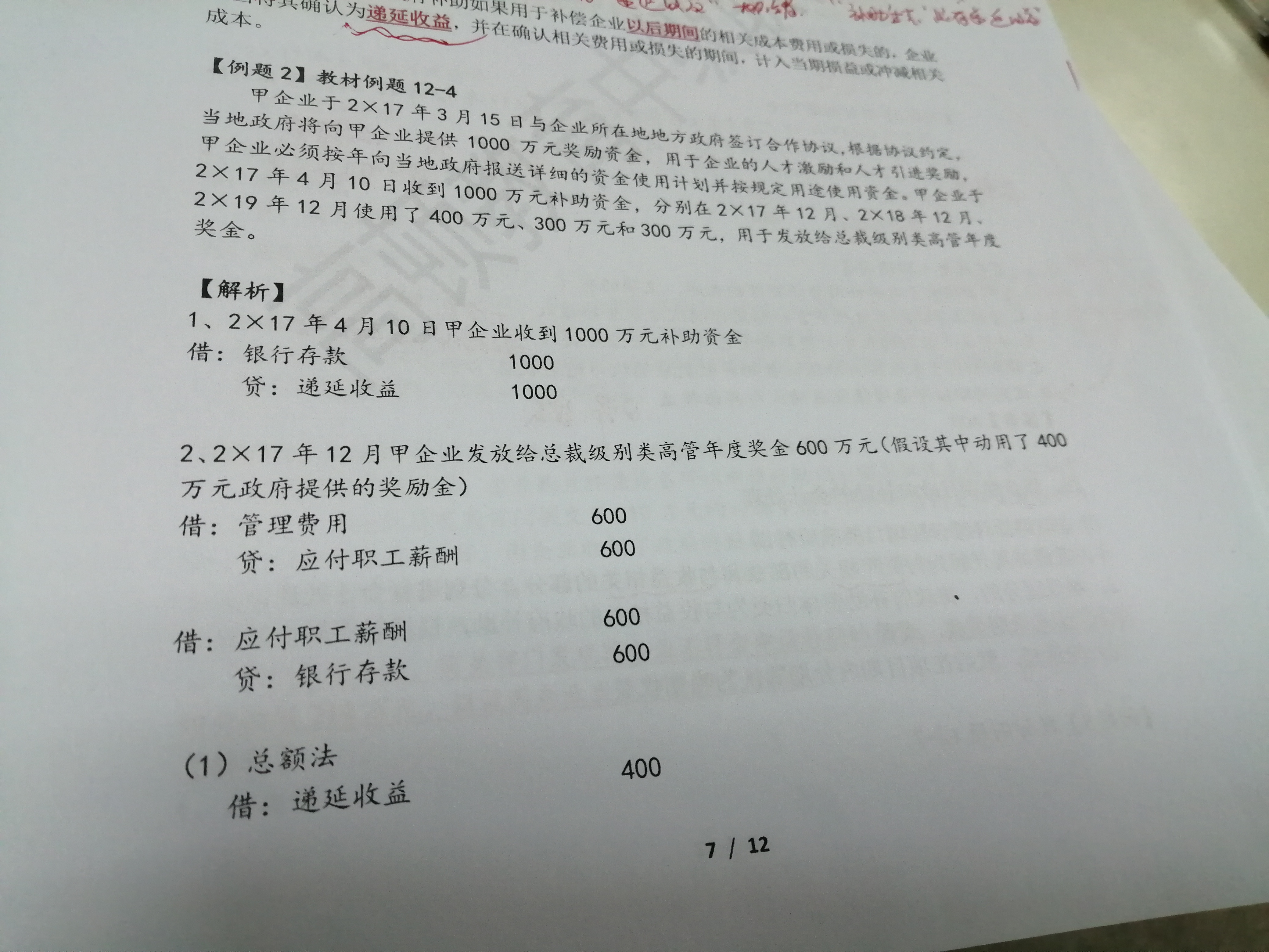 攤銷分錄